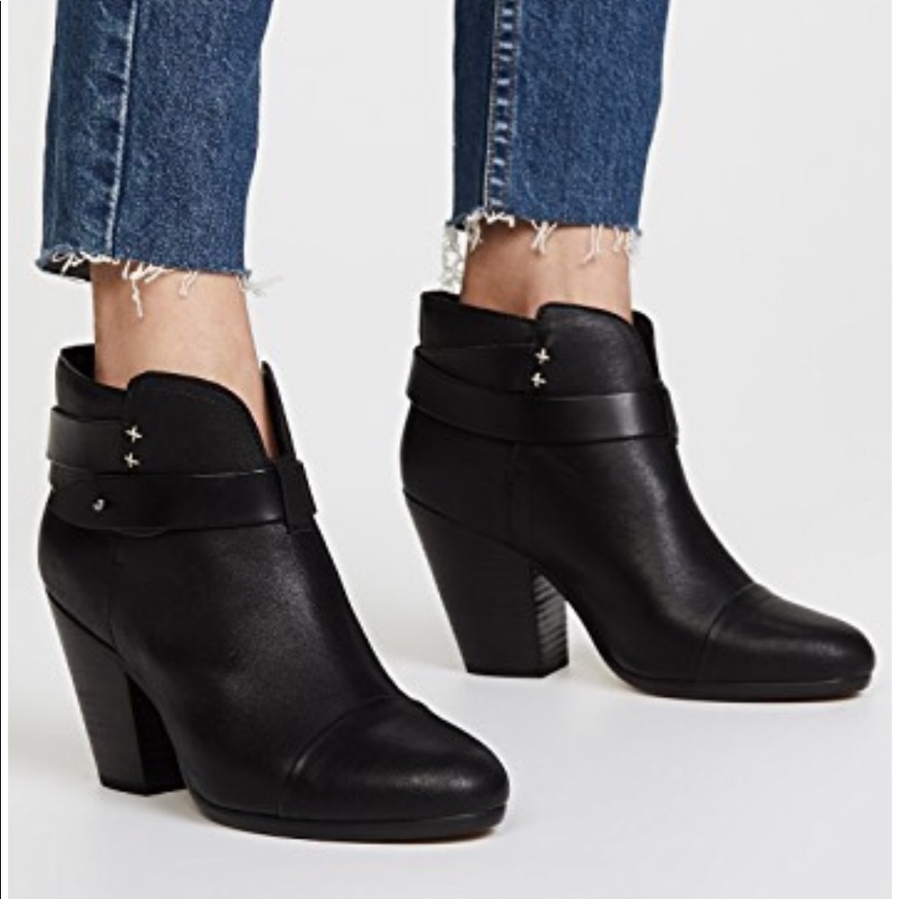 Rag and Bone Harrow booties- black